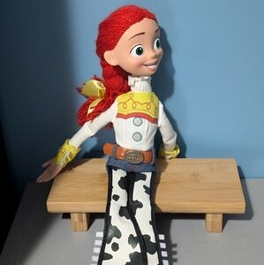 Disney Toy Story Talking Jessie Doll 14" Tall Pull String Works Pixar